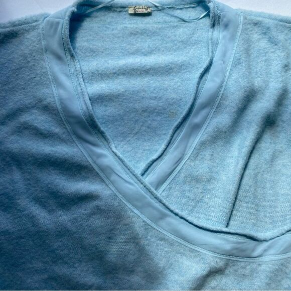 NWT Intimately Free People Baby Blue Living in This Pullover Size Extra Small - Picture 8 of 15